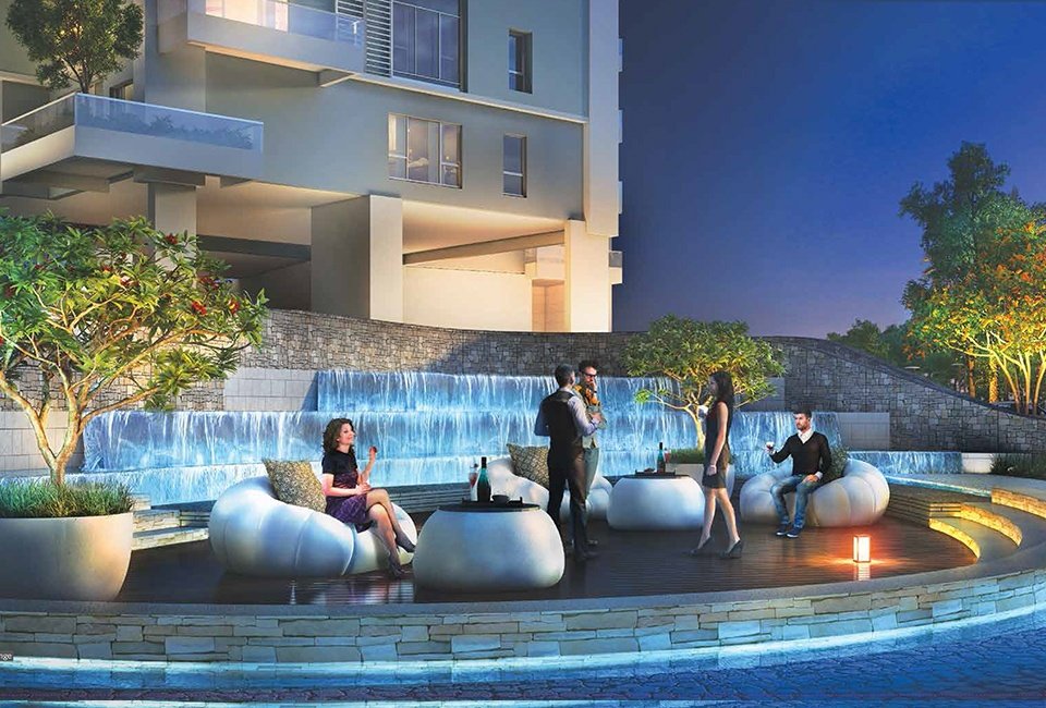 Outdoor Lounge at Siddha Sky